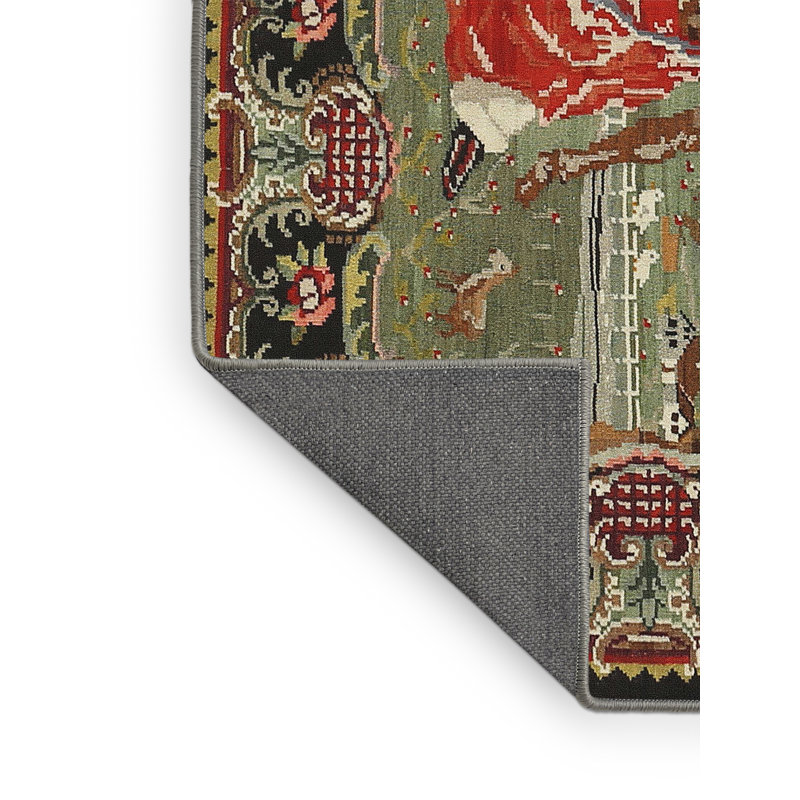 Tapis vert/rouge, Rectangle 8 pi x 12 pi