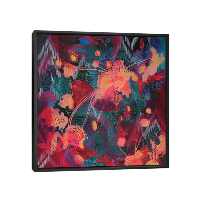 « nous sommes tous connectés » par stéphanie corfee, impression sur toile, H 26 po x l 26 po x P 1,5 po, Pas de tapis