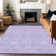 Premium Machine Washable Prisco Lilac Rug