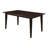 Noushin Rectangular Dining Table in Dark Brown