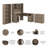 Shelonda 4 Piece Computer Desk Office Set-1768785920