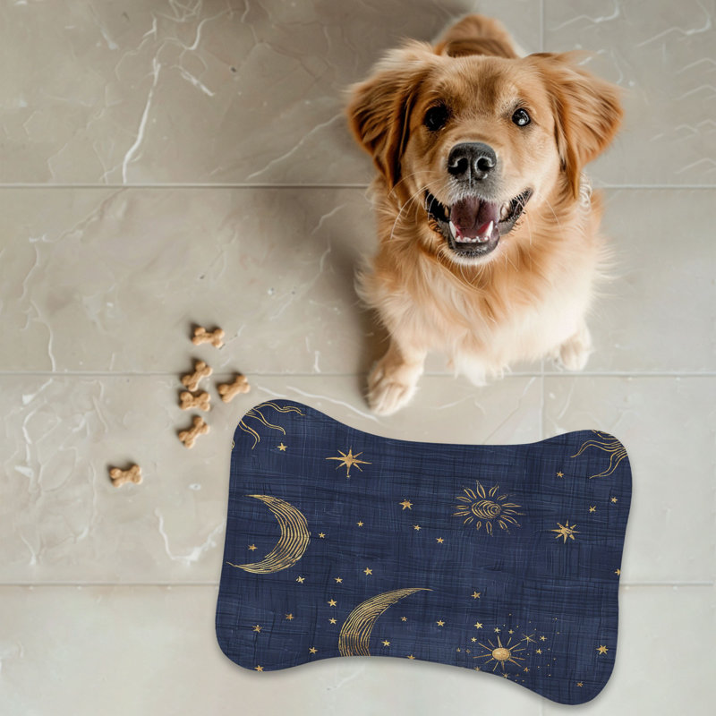 Tapis d'alimentation en forme d'os 1 pièce Heavenly Motifs