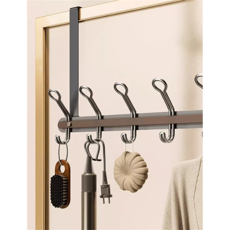 Crochet pour porte Iron Art, H 12,79 po x l 16,53 po x P 1,81 po, Gris