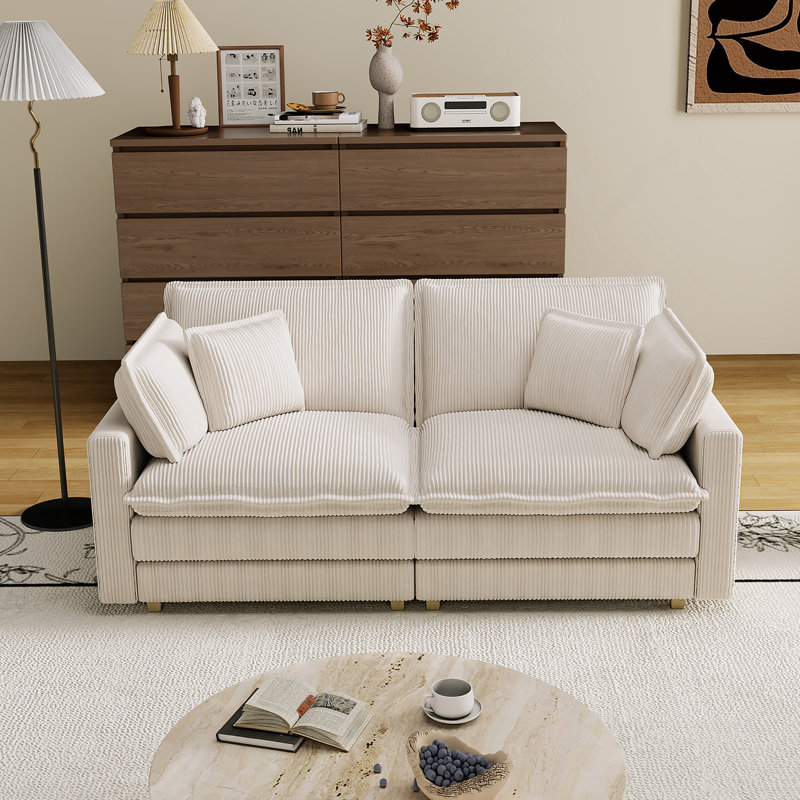 Canapé modulaire polyvalent pour les espaces de vie, améliorant le confort et le style