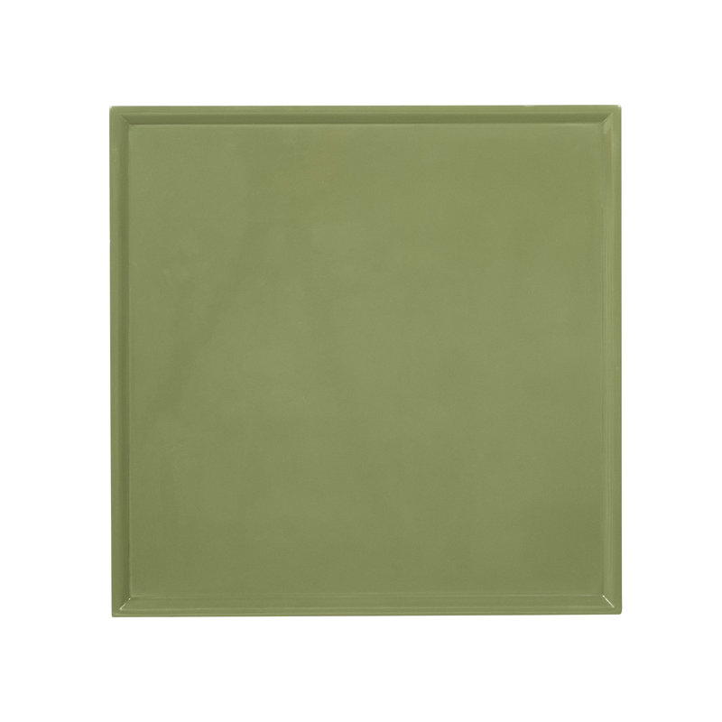 Aster Bedside Table, 29.25" H x 18" W x 18" D, Moss, Square