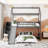 Twin Over Twin Bunk Bed With Two Drawers And Slide, House Bed With Slide, White-955831747