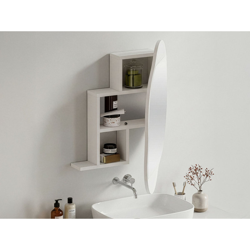 Armoire de salle de bain, Blanc