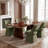  Upholstered Swivel Dining Chair-1947745927