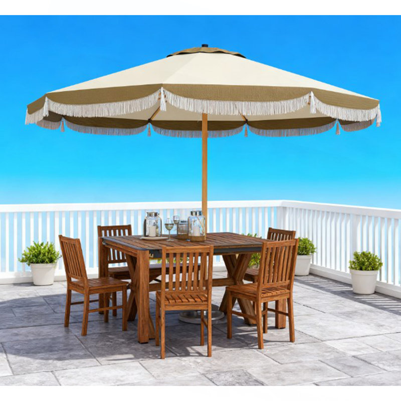 Parasol ventilé de table de patio, parasol d'extérieur, parasol de patio