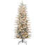 Grand sapin de Noël artificiel pré-éclairé