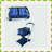 44.57'' H x 28.43'' W Utility Cart with Wheels