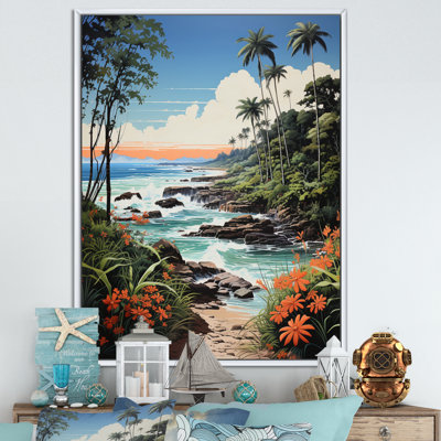 «Beinteinn Coastaltropical Tropical Paradise I», reproduction sur toile