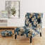 Fauteuil de chambre rembourré Asian Blue Orchids