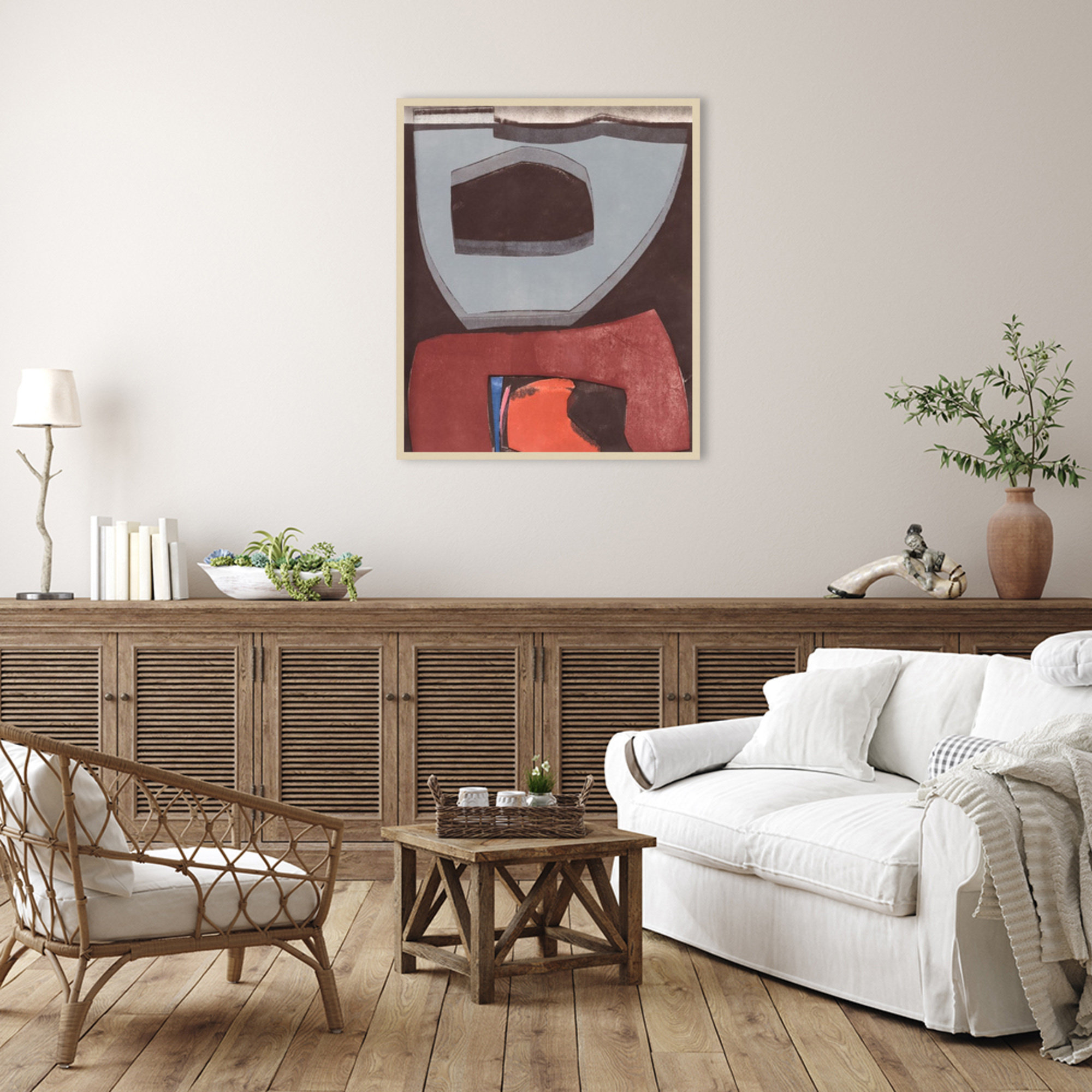 Istanbul 12 by Solano Wood Framed Wall Art Print, Brown, 41" H x 35" W