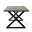 Rolando Outdoor Aluminum Dining Table With Steel Frame