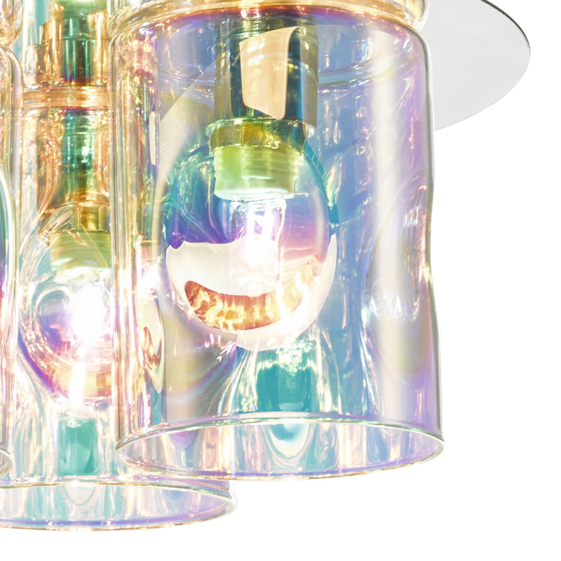 Schreck Glass Flush Mount