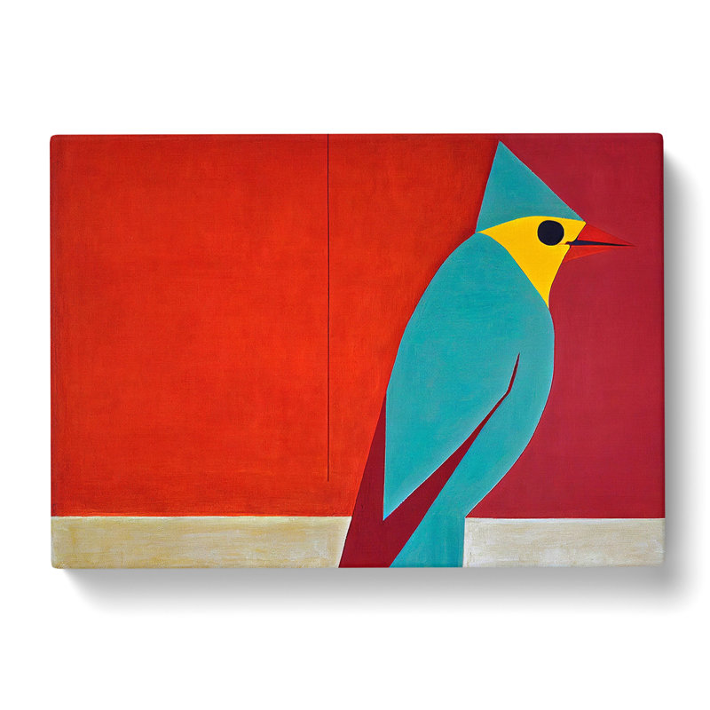 Cardinal Bird Abstract Vol.2 - Wrapped Canvas, 50cm H x 76cm W x 3cm D