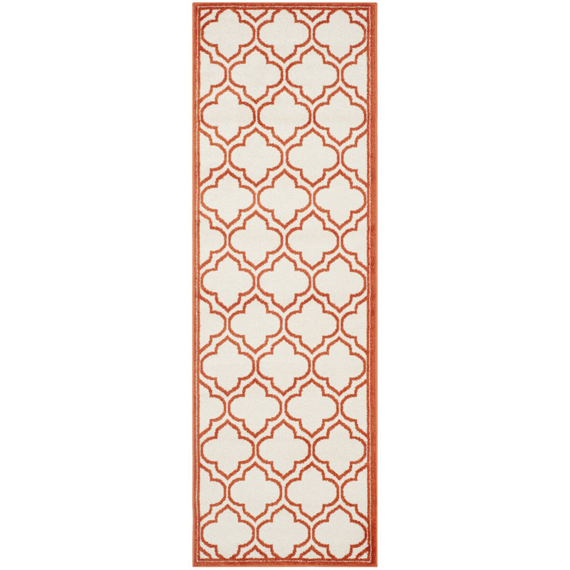 Alkmaar Performance Geometric Rug, Runner 2'3" x 9'