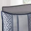 7 Piece Jacquard Comforter Set Navy
