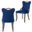 Chaise de salle à manger en velours rétro American Traditional-436435275