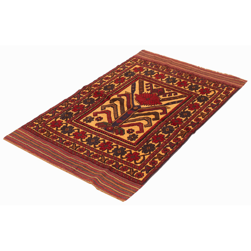 Tapis tadjik brun clair 3 pi 9 po x 6 pi 2 po