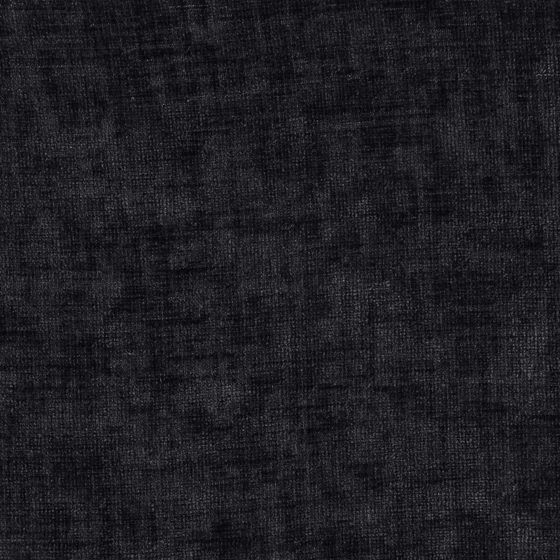 Lit en tissu Adam, Noir, Très grand lit, Chenille Fabric