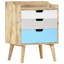 Ouellette 47cm W Solid Wood Bedside Table