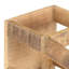 Gemma 5 Bottle Solid Wood Tabletop Wine Bottle Rack in