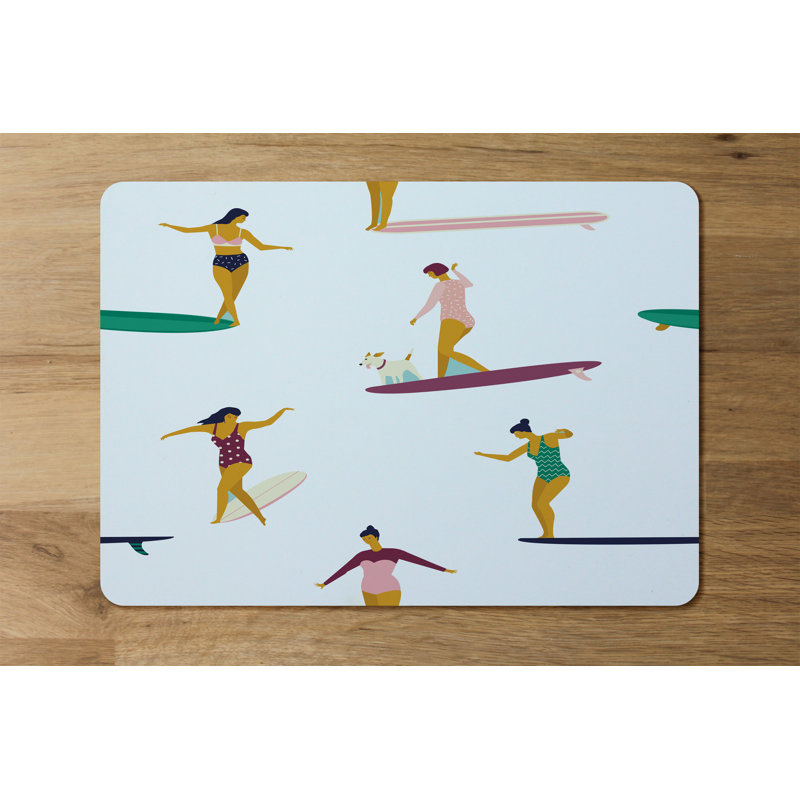 Maddison Polyester-Coated Hardboard Rectangle Placemat