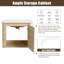 Ensemble de meuble-lavabo simple 24 po avec plateau en céramique Walden-871317399-847823085
