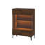 Buffet à 4 niveaux avec portes et lumières en verre l 31,5 po x H 45,3 po Culver-363551597
