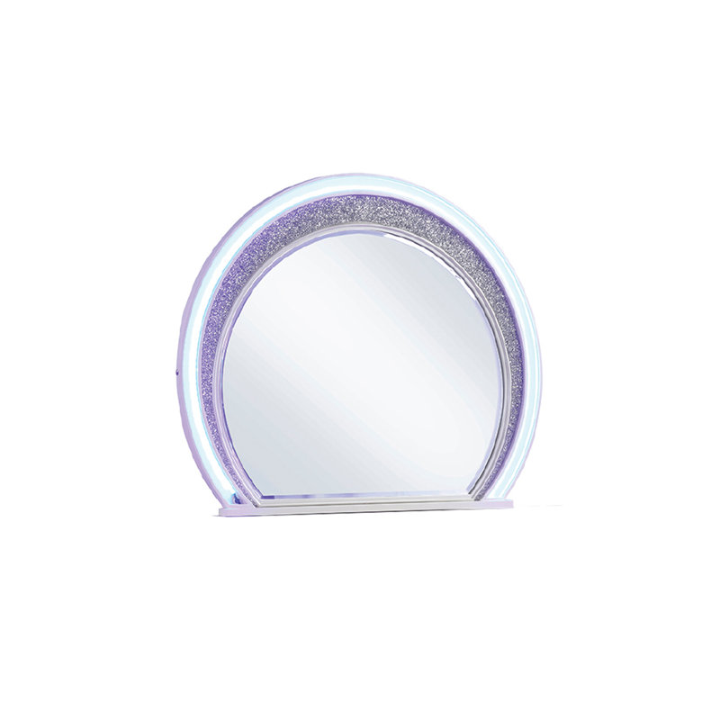 Miroir Jorah blanc laiteux
