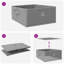 Unfinished TV Stand for TVs up to 32" with Fireplace Included-820818220