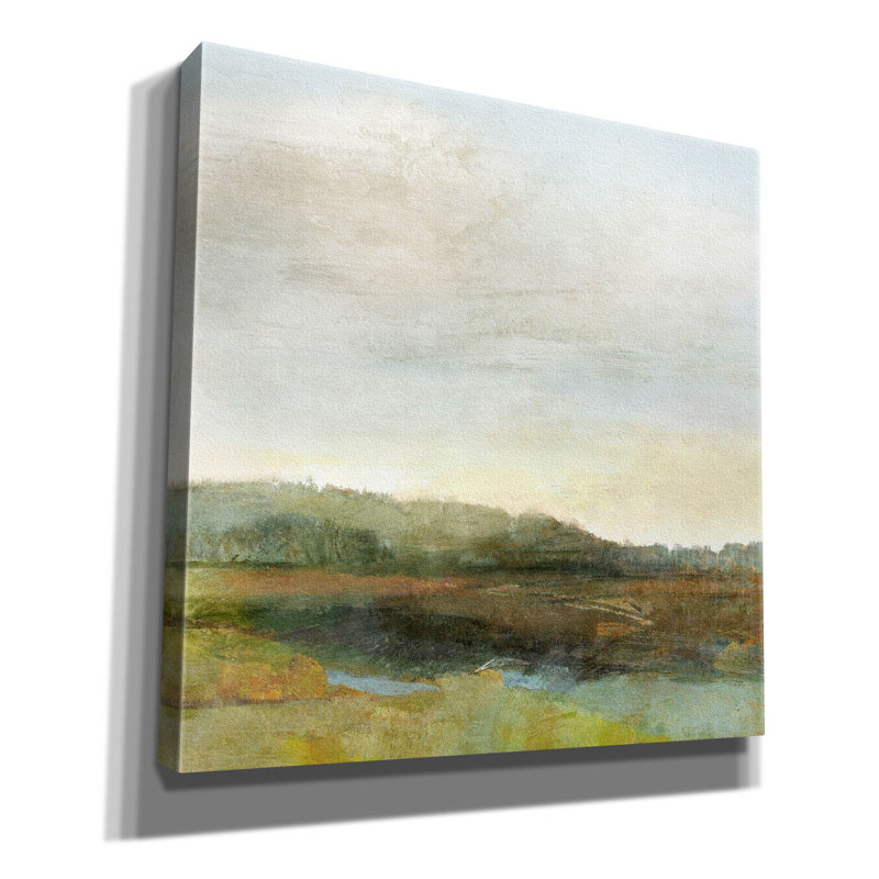 Art mural sur toile «Summer Marsh» par Suzanne Nicoll, H 12 po x l 12 po x P 0,75 po