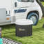 Baignoire à eau froide 79 gallons, bain de glace portatif avec couvercle gonflable et sac de transport, housse de protection contre les vers noirs