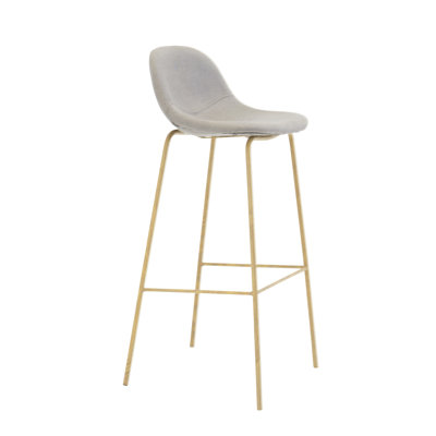 Teres Upholstered Counter Stool with Metal Frame