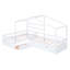 Lit plateforme House avec trois tiroirs de rangement-1229577324