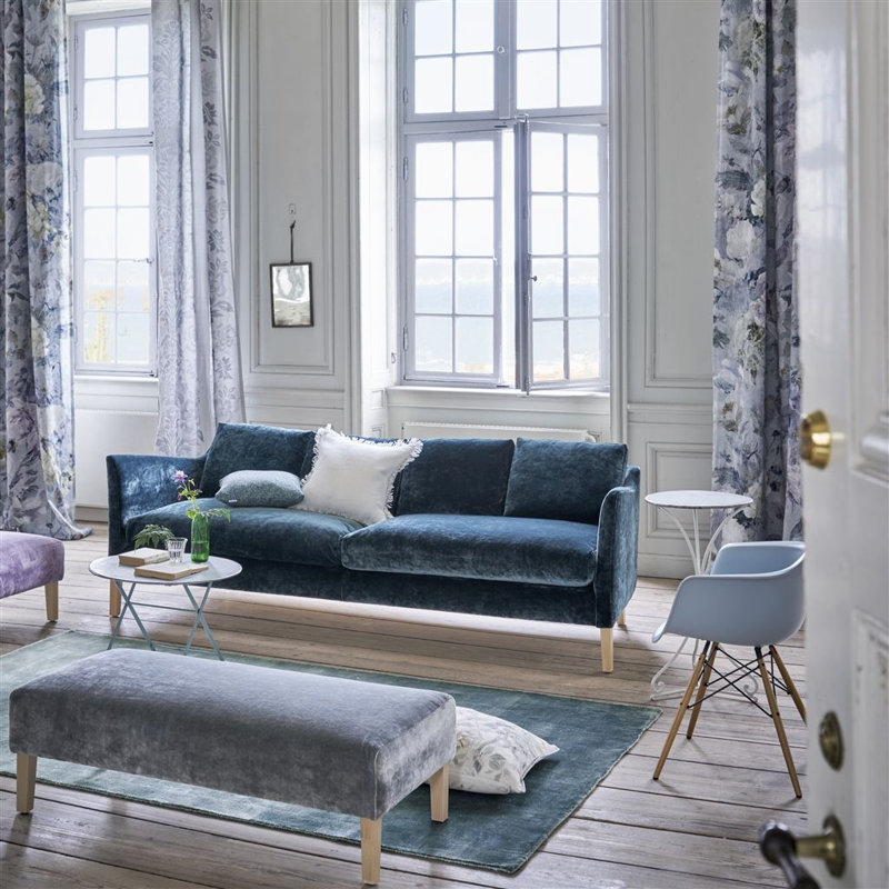 Capisoli Teal Rug, Rectangle 5'2" x 8'5"