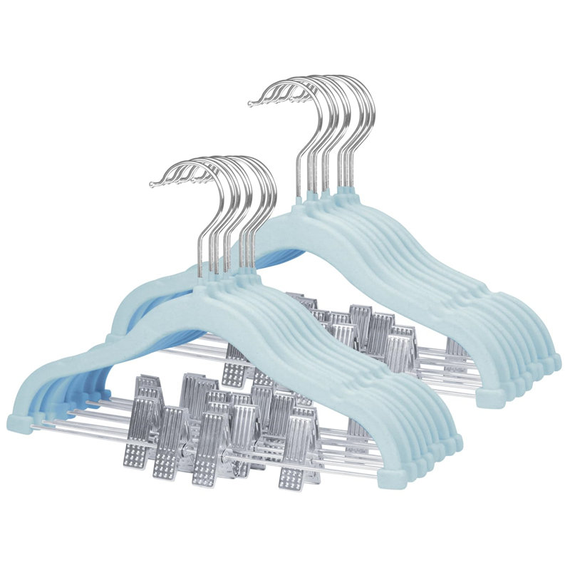 Baildon Velvet Standard Hanger, Blue