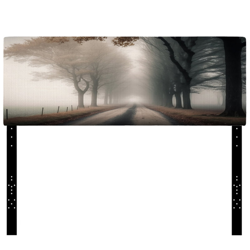 Tête de lit tapissier Kaidiah - Landscape Forest, Très grand