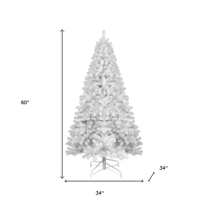 Arbre de Noël épinette blanc 5 pi
