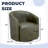 Armino Midnight Faux Leather Swivel Barrel Chair-1044140582