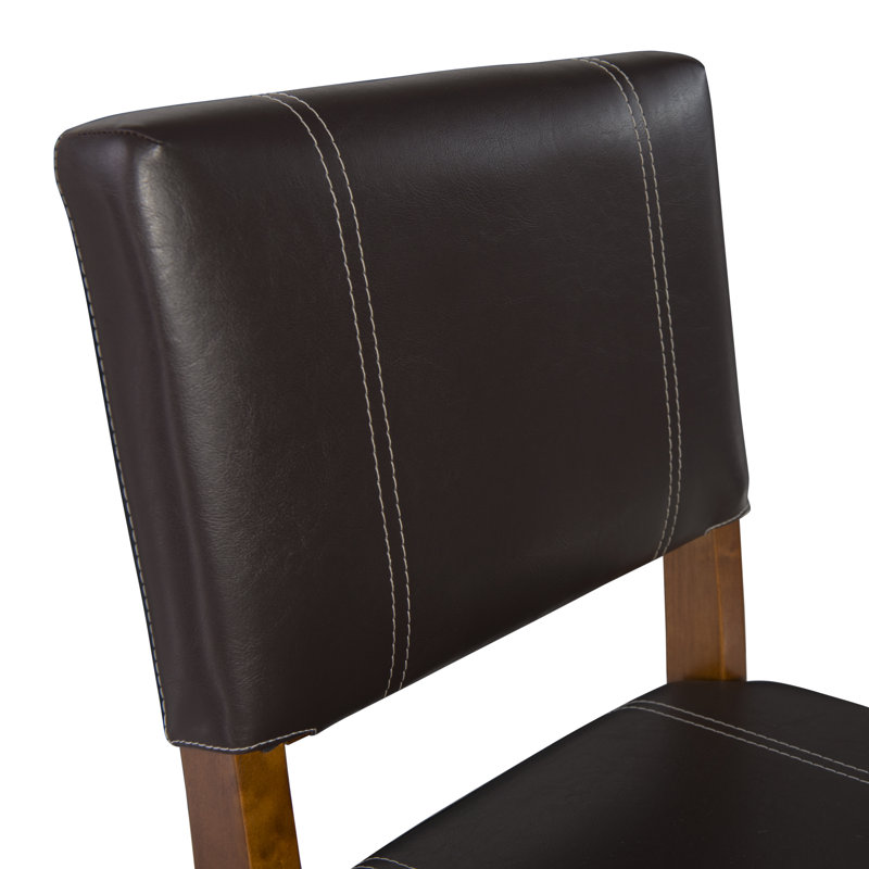 Upholstered Counter Stool with Solid Wood Frame, Counter Stool (24" Seat Height), Cream