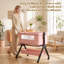 Height Adjustable and Foldable Bassinet