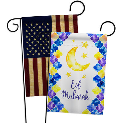 Double Sided 18.5'' H x 13'' W Polyester Garden Flag