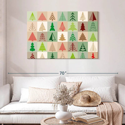 Illustration d'arbres de Noël
