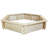 Hexagonal FSC Wood Sand Pit