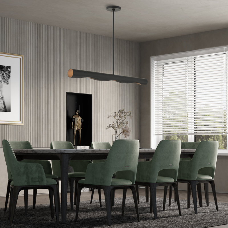 Azria 3 - Light Kitchen Island Pendant, Black