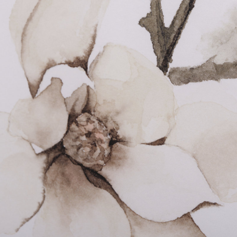 «Magnolia III» par Gabrielle C, reproduction d'art encadrée sous verre, Magnolia III