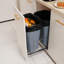 Poubelle coulissante VEVOR, poubelles doubles 35L, poubelle de cuisine avec glissière à fermeture en douceur